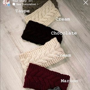 Cold weather head band